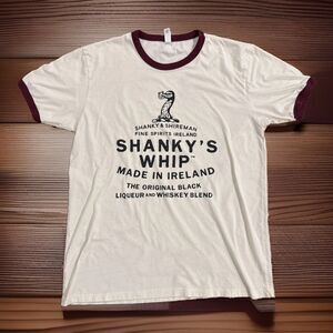 Shanky’s Whip Tshirt Shanky & Shireman Ringer Size Large Good Used Condition